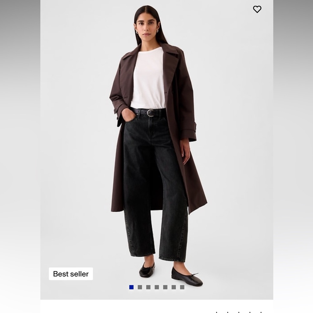 Gap high rise barrel jeans